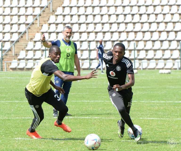 Orlando Pirates in training