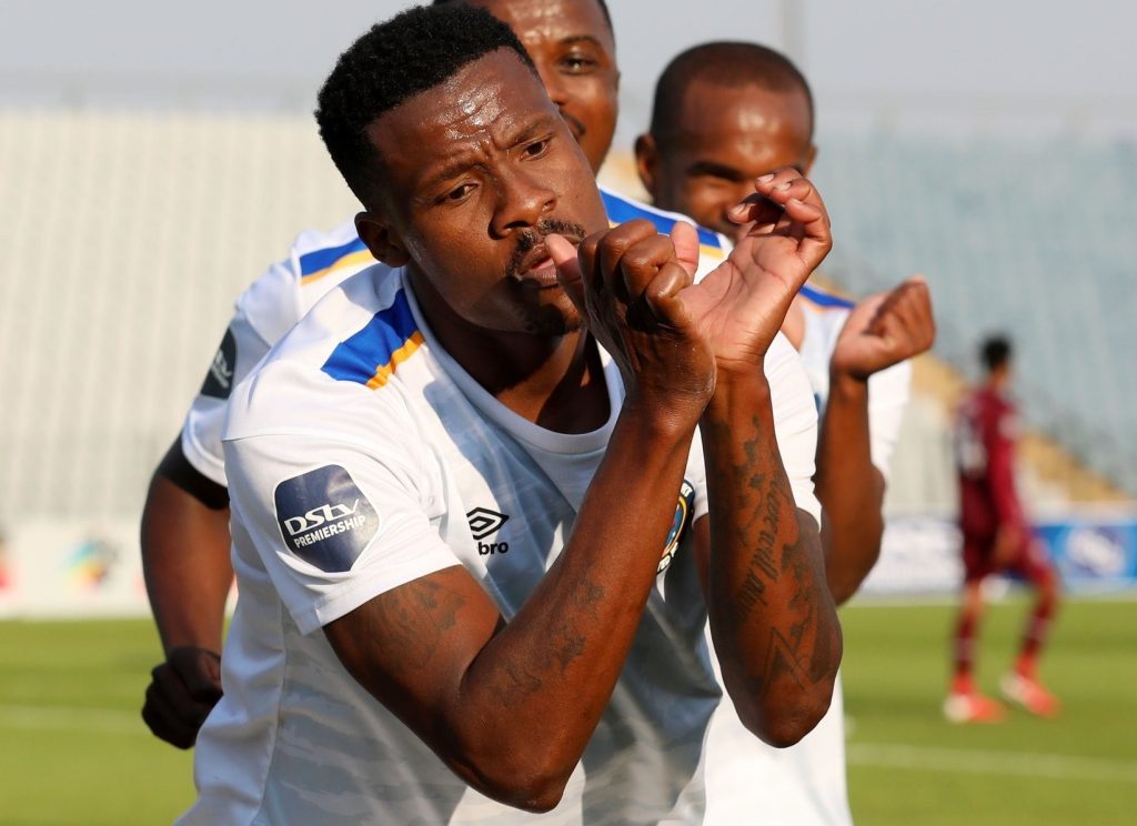 Thamsanqa Gabuza with SuperSport United