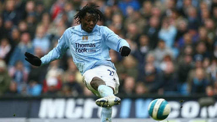 Benjani Mwaruwari at Manchester City