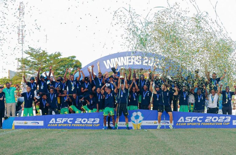 Yanga SC lifting Azam Cup