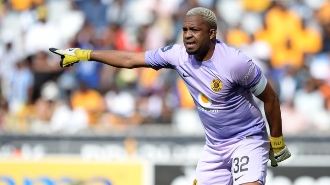 Itumeleng Khune At Kaizer Chiefs playing soccer