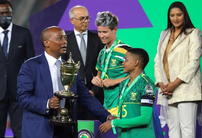 Motsepe has thrown his weight behind Banyana Banyana ahead of their round of 16 tie