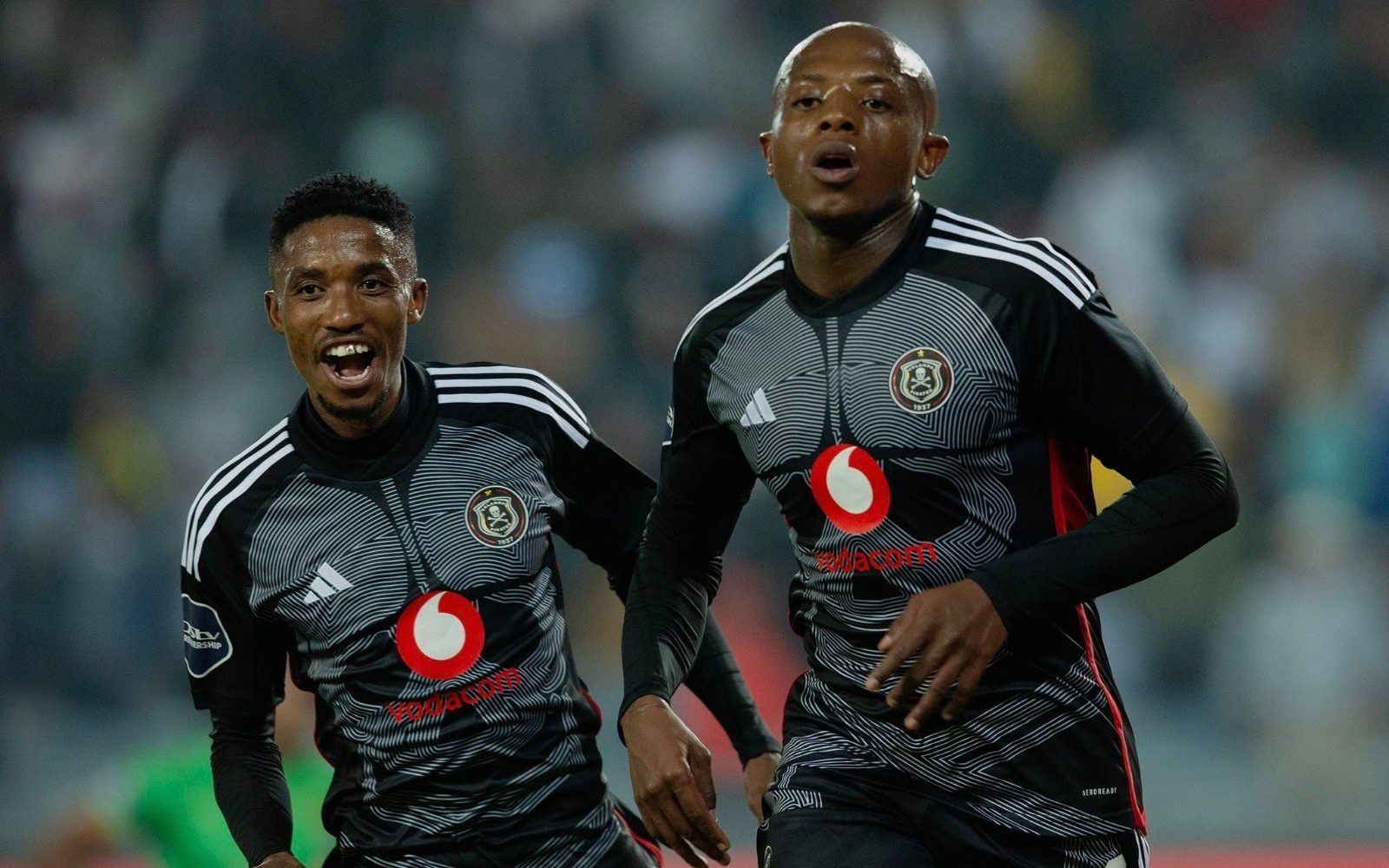 Zakhele Lepasa and Monnapule Saleng were on target for Orlando Pirates