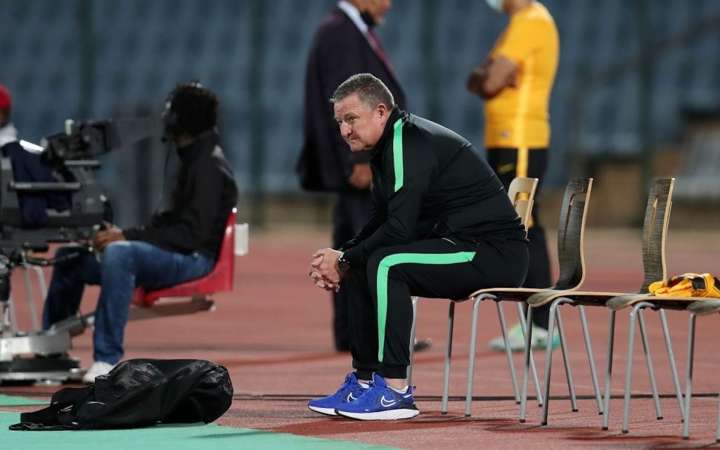 SuperSport United head coach Gavin Hunt