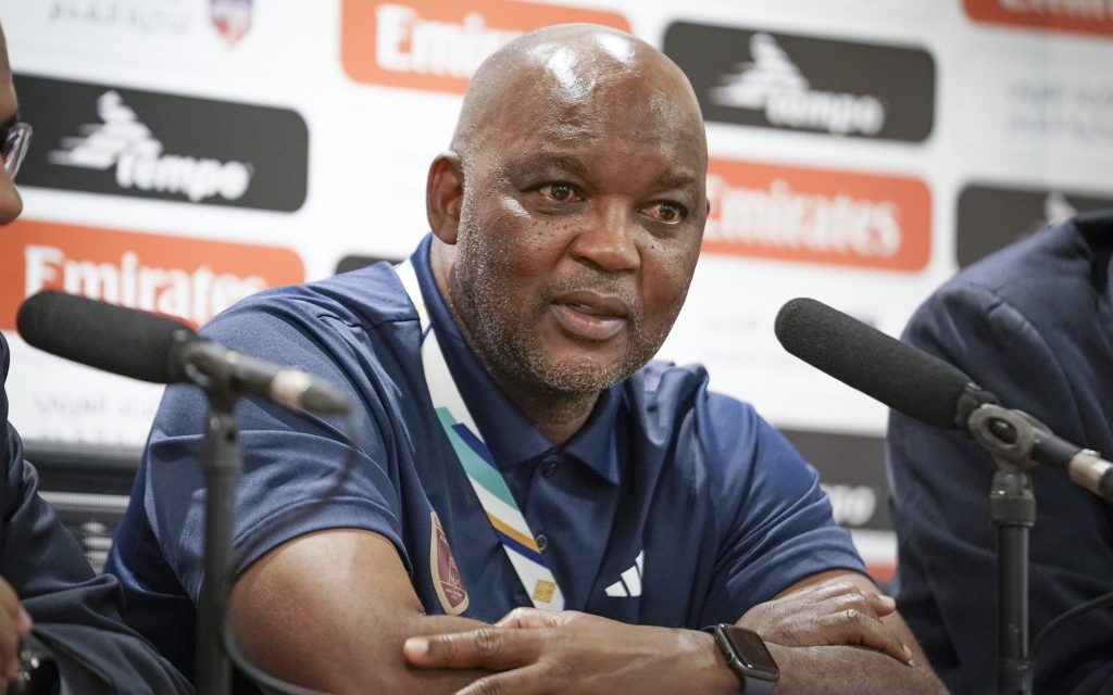 Pitso Mosimane At a conference