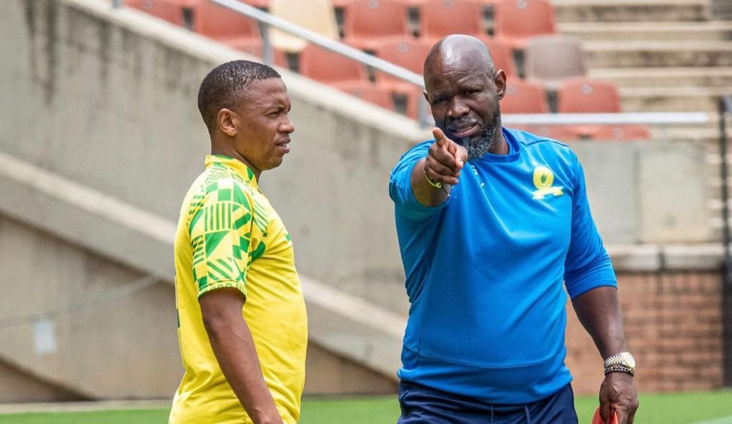 Steve Komphela and Andile Jali