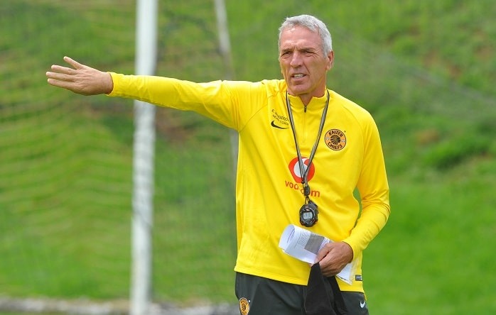 Ernst Middendorp during his time at Kaizer Chiefs