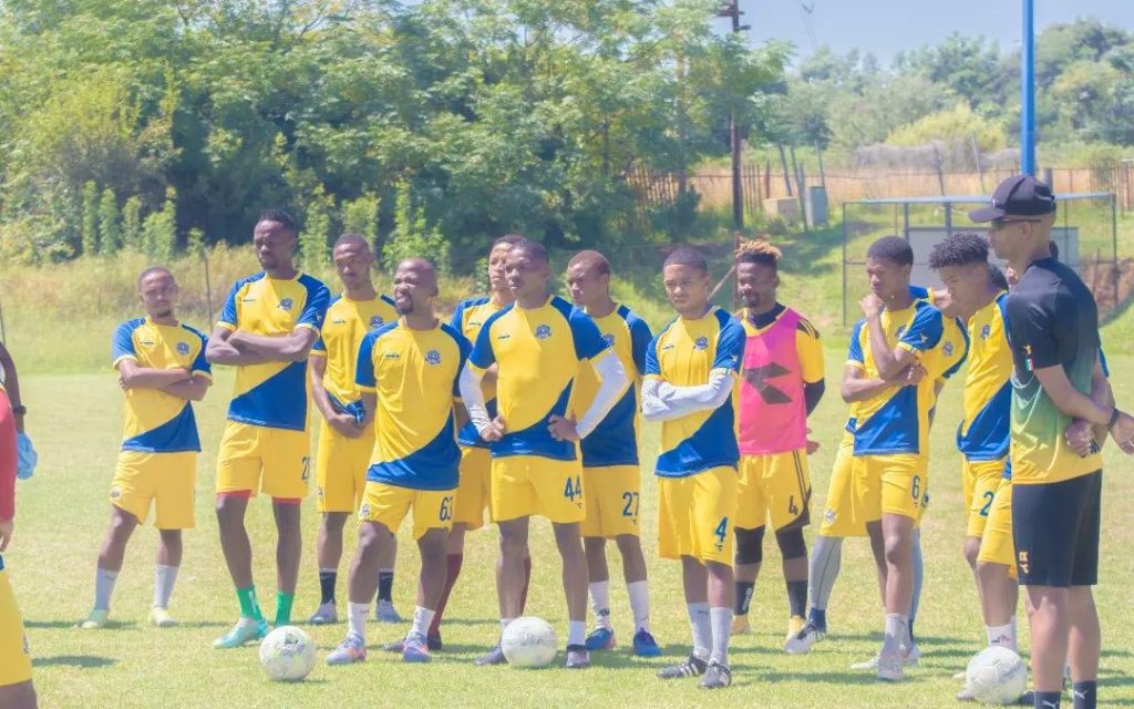 NB La Masia players during a training session