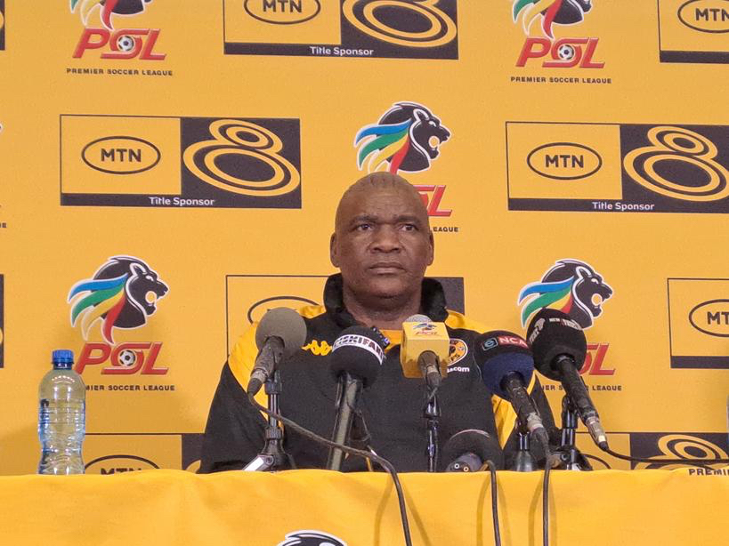 Molefi Ntseki At MTN8 press conference 