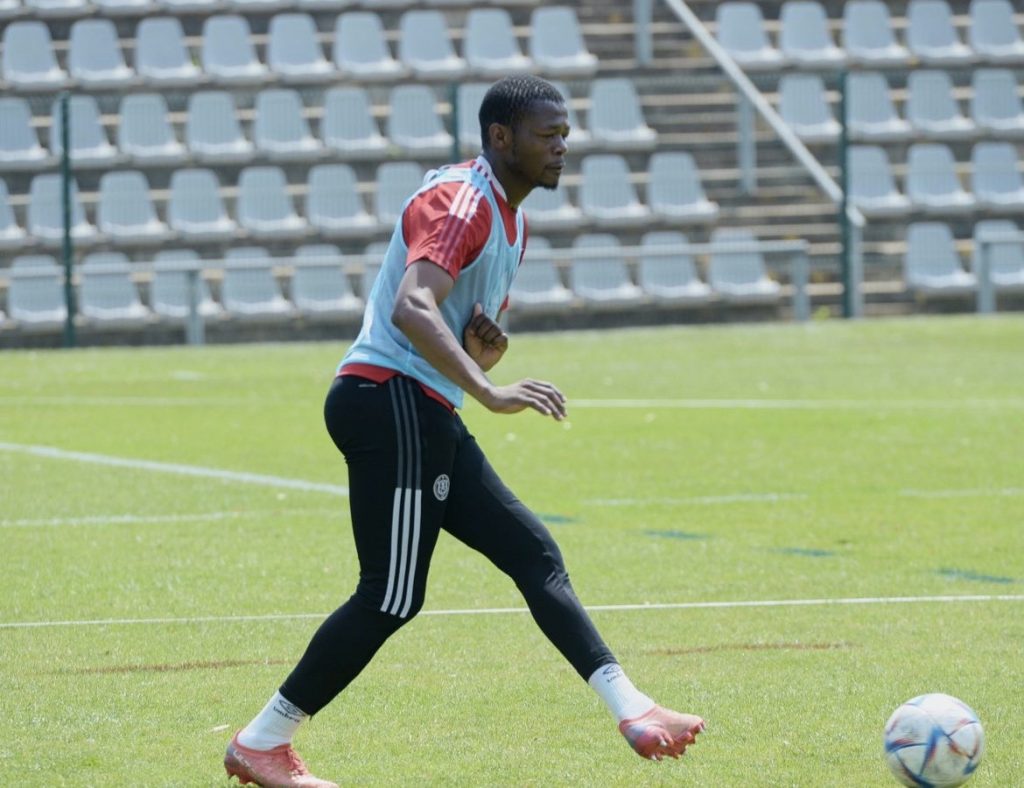 Ndumiso Mabena has stopped training