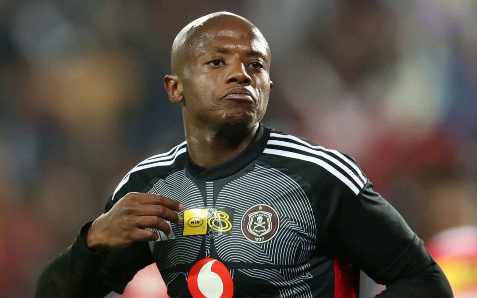 Zakhele Lepasa Orlando Pirates player