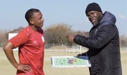 Steve Komphela and Andile Jali