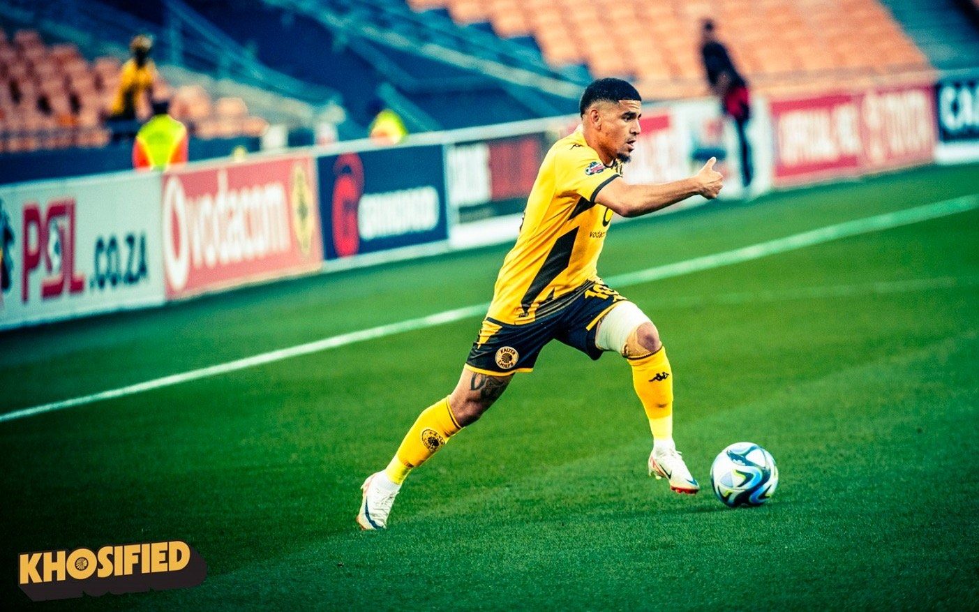 Kaizer Chiefs star Keagan Dolly in action