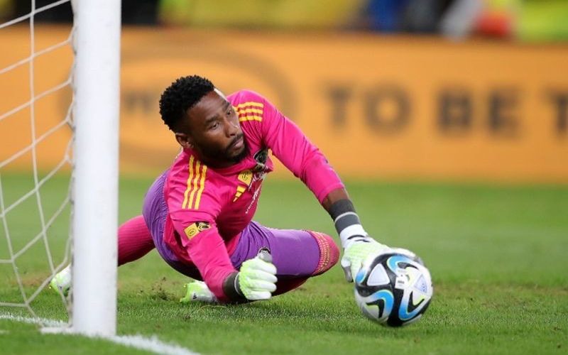 Orlando Pirates goalkeeper Sipho Chaine