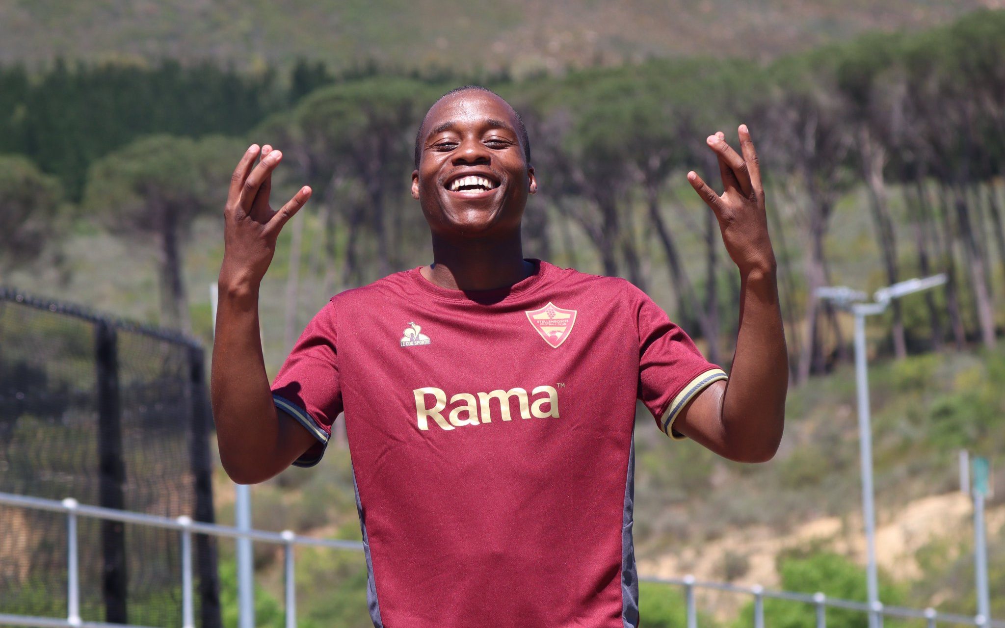 Stellenbosch midfielder Darrel Matsheke