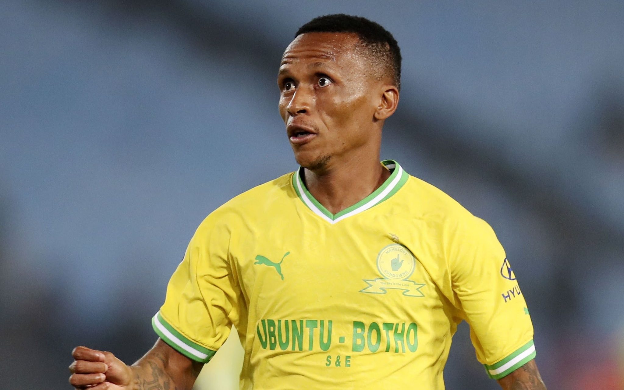 Mamelodi Sundowns player Bradley Ralani