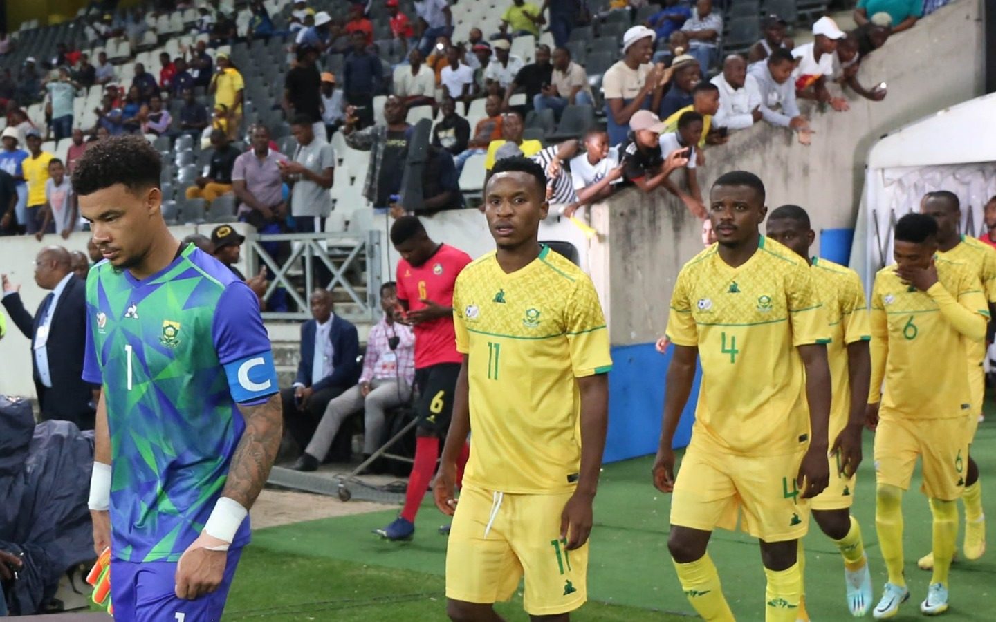 Mamelodi Sundowns players in Bafana Bafana squad