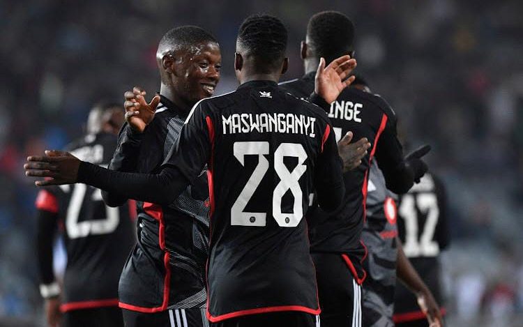 Patrick Maswanganyi with pirates team