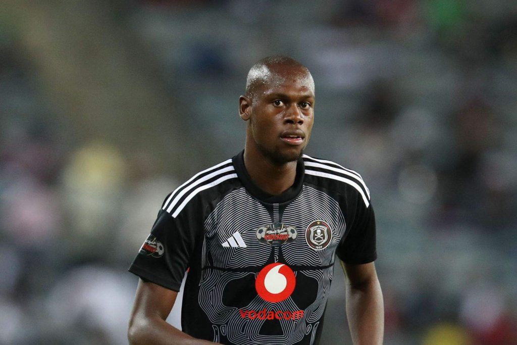 Orlando Pirates striker Evidence Makgopa