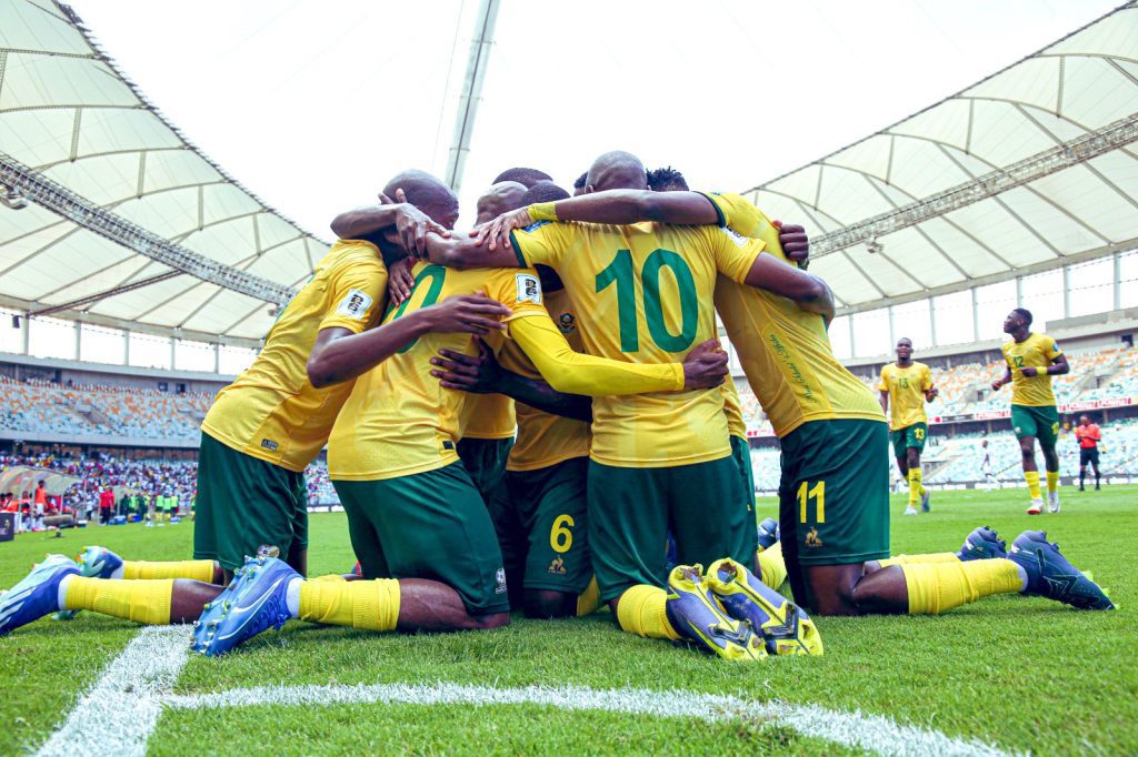 Bafana celebrate