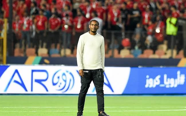 Mamelodi Sundowns coach Rulani Mokwena in Casablanca