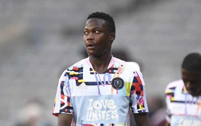 Orlando Pirates defender Thabiso Sesane impression