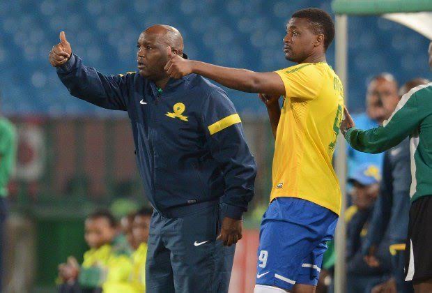 Pitso Mosimane and Katlego Mphela