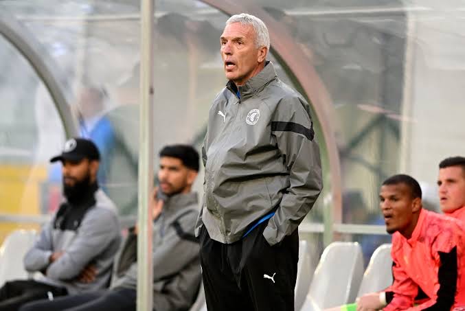 Cape Town Spurs head coach Ernst Middendorp questions