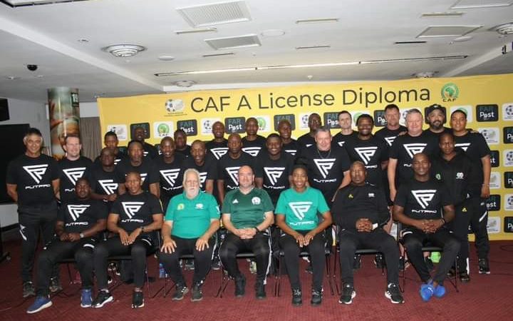 Local coaches at a recent coaching course