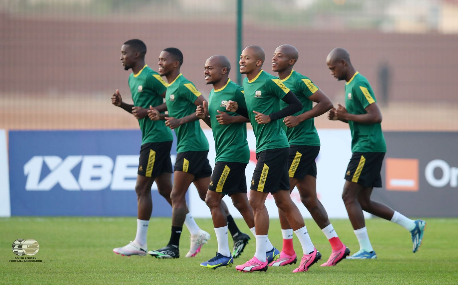 Bafana Bafana training