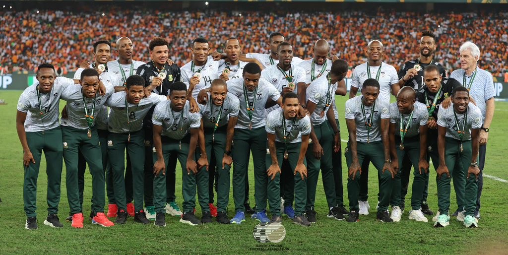 Bafana Bafana won bronze at the AFCON