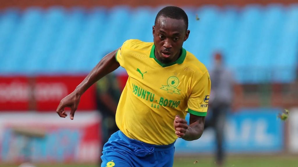 Peter Shalulile of Mamelodi Sundowns