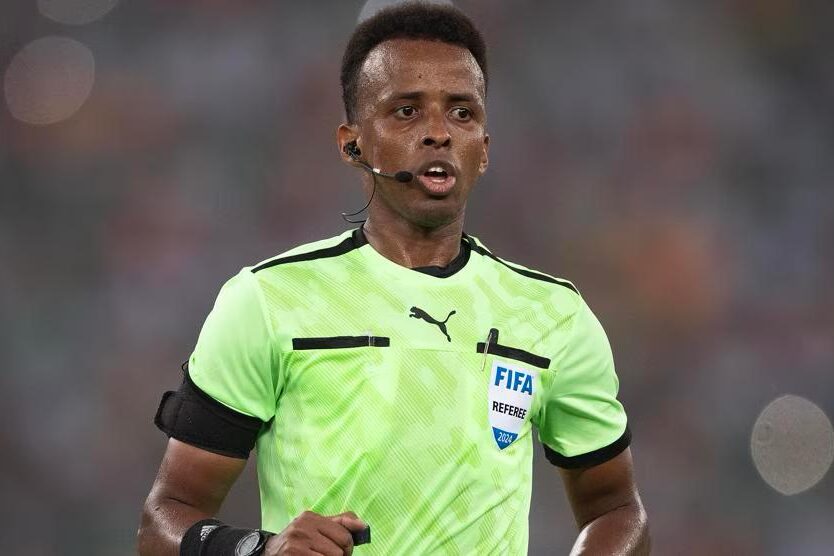 Somali referee Omar Artan