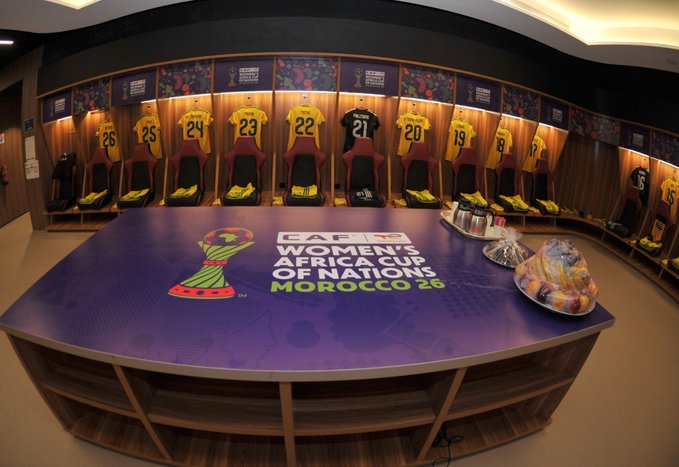 Banyana Banyana dressing room