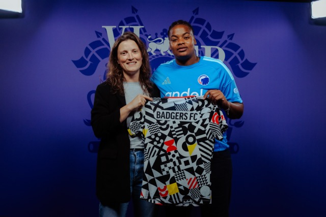 Banyana Banyana goalkeeper Jessica Williams unveiling at FC Copenhagen